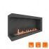 Биокамин угловой SteelHeat One 1200