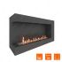 Биокамин угловой SteelHeat Grand 1200