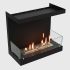 Встроенный биокамин Lux Fire фронтальный 700 М