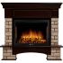 Портал Firelight Forte Wood 25 камень коричневый, шпон темный дуб