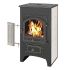 Печь-камин Везувий ПК-01 (205) с плитой и т/о беж. 12 кВт (200 м3)