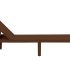 Шезлонг Gardeck Tweet compact, коричневый