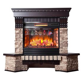 Портал InterFlame  Экстер Альпина угловой /Panoramic 25`/ фото