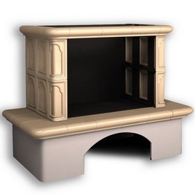 Облицовка камина КимрПечь Гефест пристенный без короба фото