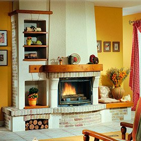 Каминная облицовка Chazelles VILHONNEUR (полка и скамья) фото