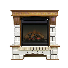 Портал Dimplex Pierre Luxe белый под очаг Gannon фото