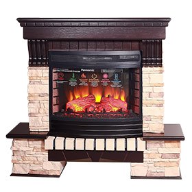 Портал InterFlame Экстер /Альпина/ /Panoramic 26 LED (25-30) фото