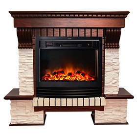 Портал InterFlame Экстер /Сланец/ /Panoramic 26 LED (25-30) фото