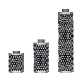 Комплект IKI Plus Сетка высотой 100 см + прямая дымовая труба 105 см фото