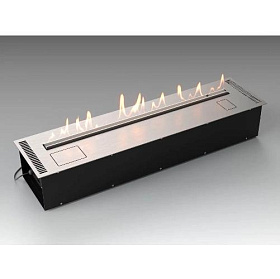 Автоматический биокамин Lux Fire Smart Flame 1100 RC INOX фото