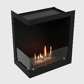 Встроенный биокамин Lux Fire угловой 555 М фото