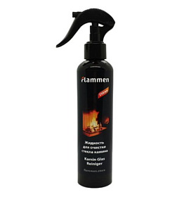 Средство для очистки стекла камина Flammen Kamin Glas Reiniger, 250 мл. фото