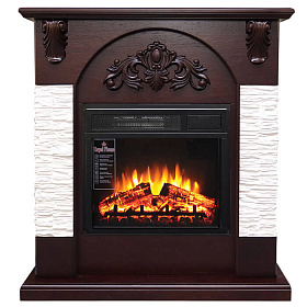 Портал Royal Flame Chester сланец мелкий белый под очаг Vision 18 LED FX фото