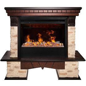 Каминокомплект RealFlame Rockland/Челси с очагом 3D Helios 26 SBG фото