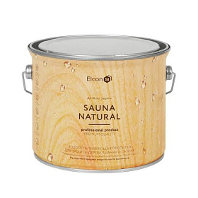 Пропитка для древесины Сауна Натурал Элкон (Sauna Natural Elcon) 2л фото
