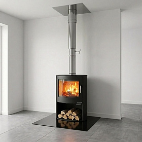 Комплект с печью Denner Fire Sphere под ключ для кирпичного дома (эконом) фото