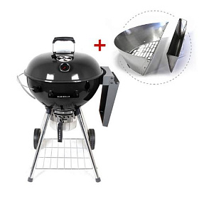 Угольный гриль SnS Grills Slow N Sear Deluxe Kettle с корзиной SnS, 57 см фото