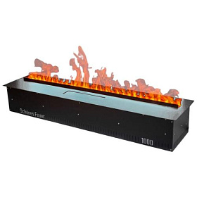 Электрический паровой камин Schones Feuer 3D FireLine 1000 со стальной крышкой фото