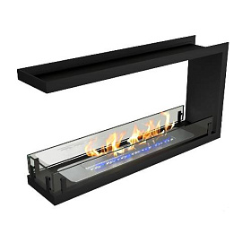 Биокамин ZeFire Contour торцевой сквозной 900 (Estetic Flame) фото